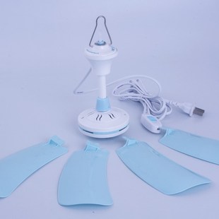 丝雨微风小吊扇迷你静音节能开关线加长家用床头蚊帐学生老人2021