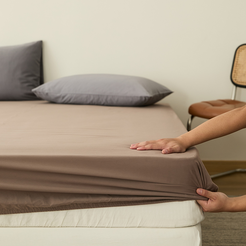 秋冬保暖100支全棉磨毛床笠单件 纯棉加厚床单1.8床罩冬季床品1.5