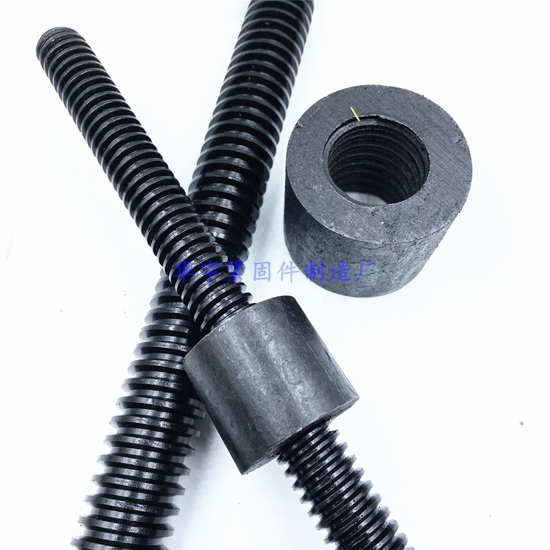 梯形丝杆螺杆螺母套装 T型螺杆粗牙丝杠