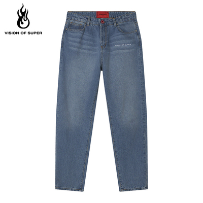 【秋冬新款】VOS直筒牛仔长裤
