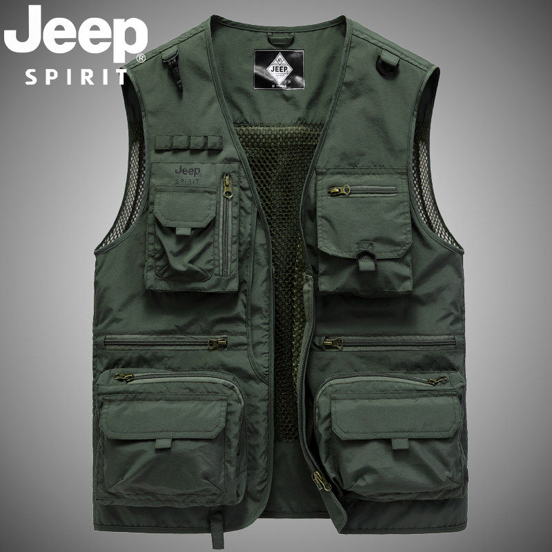 JEEPSPIRIT吉普马甲户外