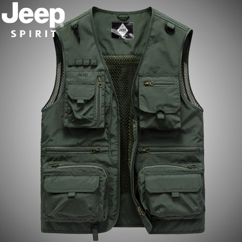 JEEPSPIRIT吉普马甲户外