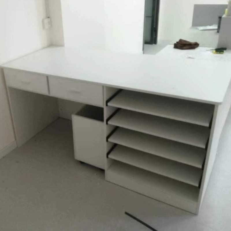 多功能插花可花店操作台包装纸抽拉收银台桌抽屉收纳花架展示台柜