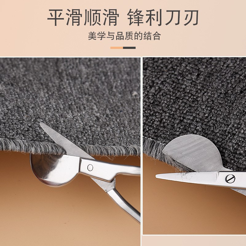 家用多功能毛球剪刀鸭嘴手工布料剪不锈钢簇绒地毯剪办公工业剪刀