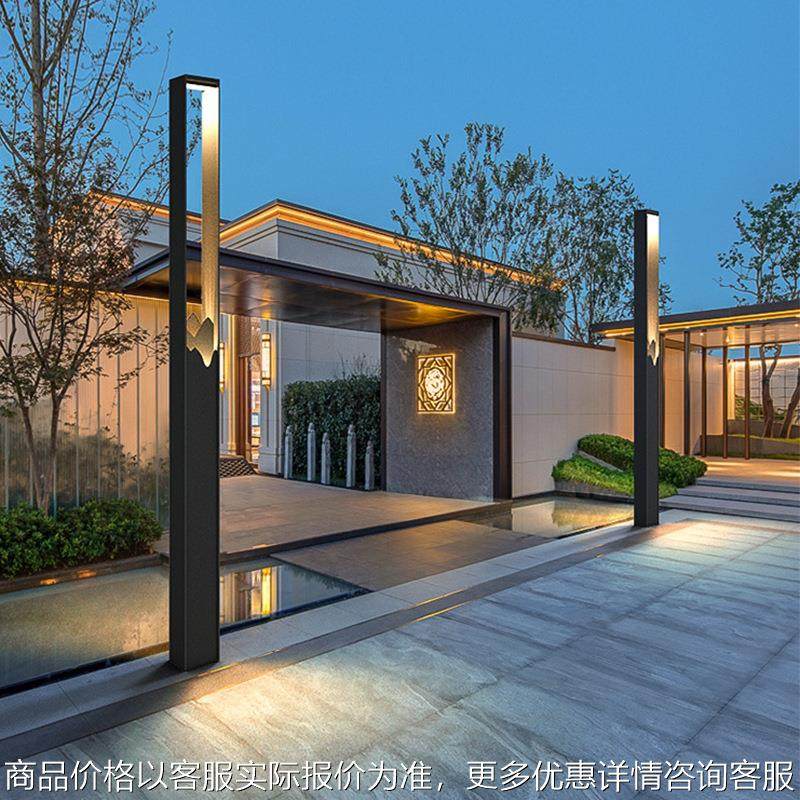 新中式不锈钢镂空灯箱公园楼盘景区户外庭院景观灯LED草坪灯,商业/办公家具,灯箱,淘宝优惠券,粉丝福利购,淘宝优惠卷