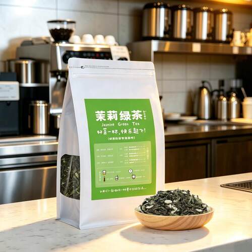500g】茉莉绿茶奶茶店专用茉莉花茶奶茶柠檬茶柠檬茶叶茉香茉莉花