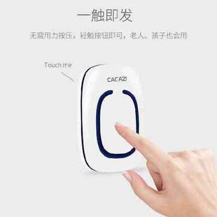 可视门铃家用无线免打孔遥控门玲对讲叫铃床头耐磨直流电智能通话