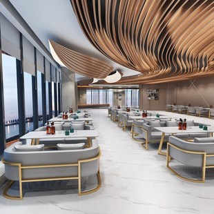 北欧咖啡厅奶茶店桌椅休闲洽谈酒吧清音乐餐吧商用西餐厅卡座沙发