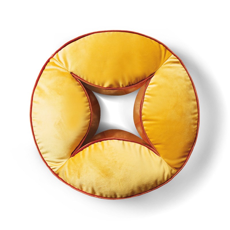 2025新年抱枕红色喜庆抱枕套新家入户软装靠垫新中式发财靠枕