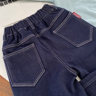 一条过冬双层加绒牛仔裤 不褪色更安心 男童秋冬加厚长裤