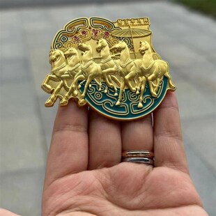 楚王车马阵金属磁吸冰箱贴武汉旅游文创礼物纪念有意义磁吸冰箱贴