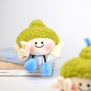 龙门石窟景区耶耶佛毛绒公仔钥匙扣挂件包挂创意装饰玩偶生日礼物