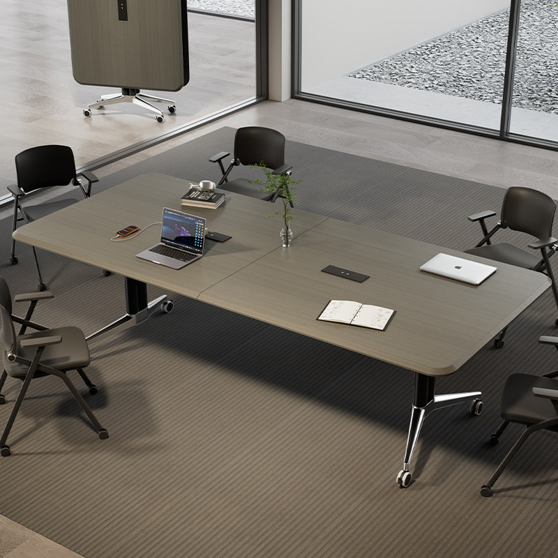 【爆款】包安装含电插折叠会议桌