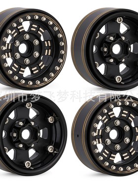 RS红蜘蛛1.9寸攀爬车1/10 SCX10三代 TRX4 90046 D90金属轮毂R201