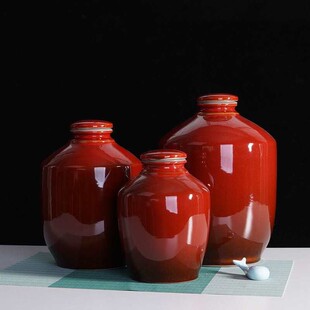 5斤装酒罐酒坛陶瓷土陶家用酒缸二私藏一密封10老式3装酒瓶子2空1