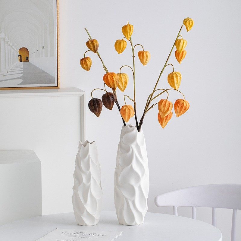 蜀门创意落地白色简约陶瓷干花花瓶客厅玄关电视柜插花摆件高级感,机械设备,其他机械设备,淘宝优惠券,粉丝福利购,淘宝优惠卷