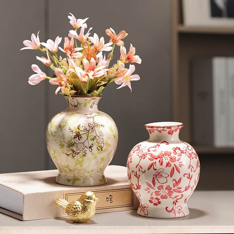 中式复古青花瓶陶瓷摆件家居玄关客厅书房庭院办公插花青花瓷装饰,机械设备,其他机械设备,淘宝优惠券,粉丝福利购,淘宝优惠卷