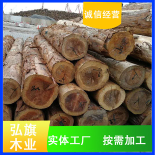 日本柳杉 工地河道打桩原木古建筑木方 柳杉建筑工程木方