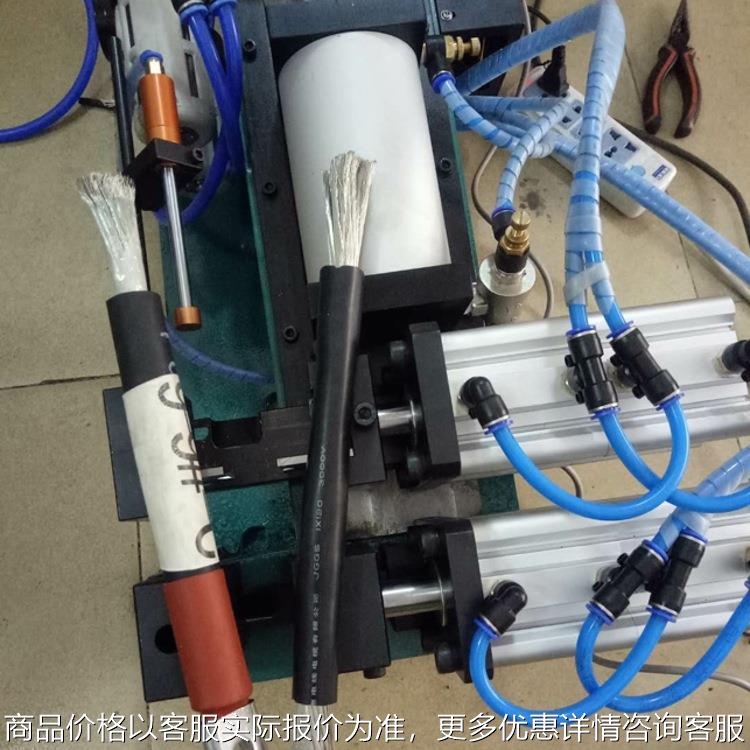 气电式卧式剥皮机半自动剥线机电缆线脱皮机电线去皮机长度可调