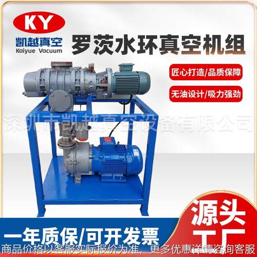 工厂定制JZJ2B型罗茨泵水环真空机组各种规格无油液环泵真空机组