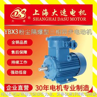 电机YBX3粉尘隔爆型三相异步电动机立式全铜线防爆电机