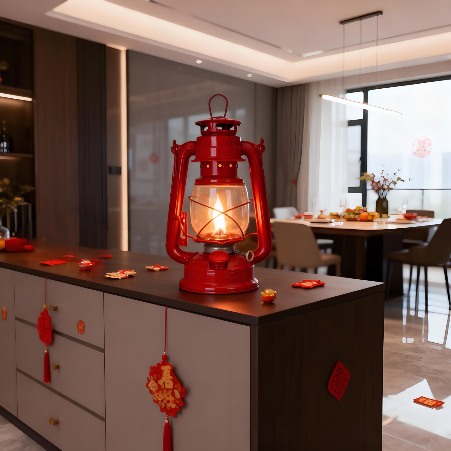 新居乔迁入伙复古手提煤油马灯搬家送礼实用好物进宅火种祈福道具