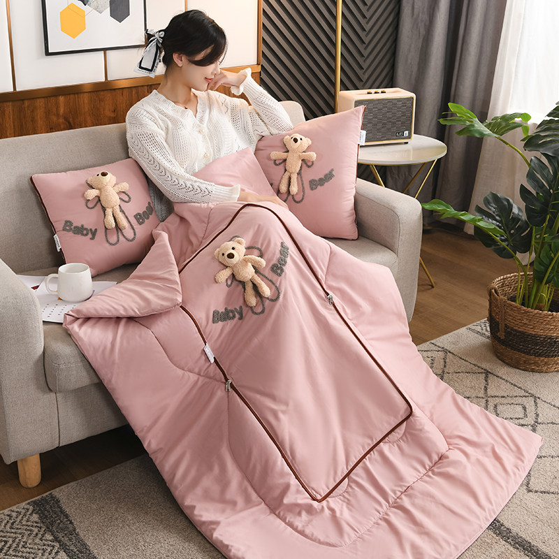 夏季抱枕被子两用汽车载车内办公室午睡毯子二合一靠枕头四季通用,居家布艺,抱枕被,淘宝优惠券,粉丝福利购,淘宝优惠卷