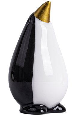 可爱陶瓷小企鹅动物茶宠小摆件创意家居客厅酒柜房办公室桌面装饰