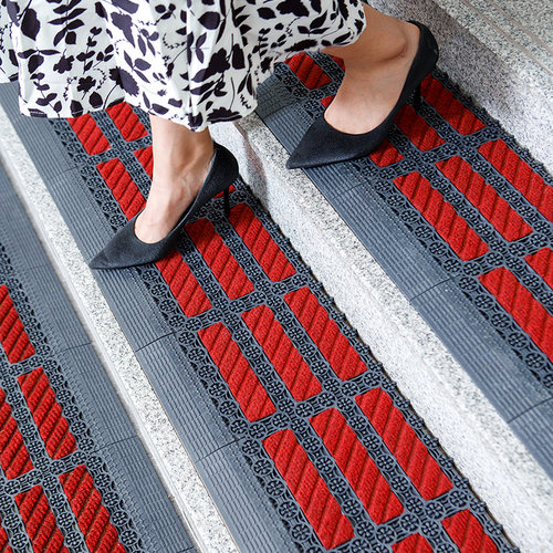 户外台阶防滑垫室外酒店大门口迎宾地毯别墅大理石瓷砖楼梯踏步垫