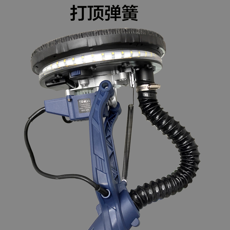乔戈班无刷墙面打磨机长杆砂纸机超轻墙壁无尘磨墙腻子电动抛光机