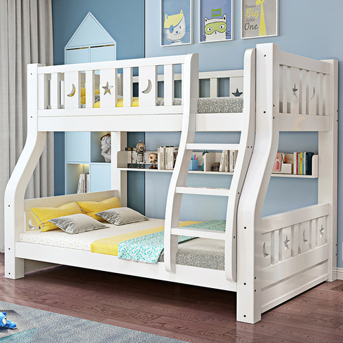 全实木上下铺双层床上下床成人儿童床多功能子母床高低双人姐弟床
