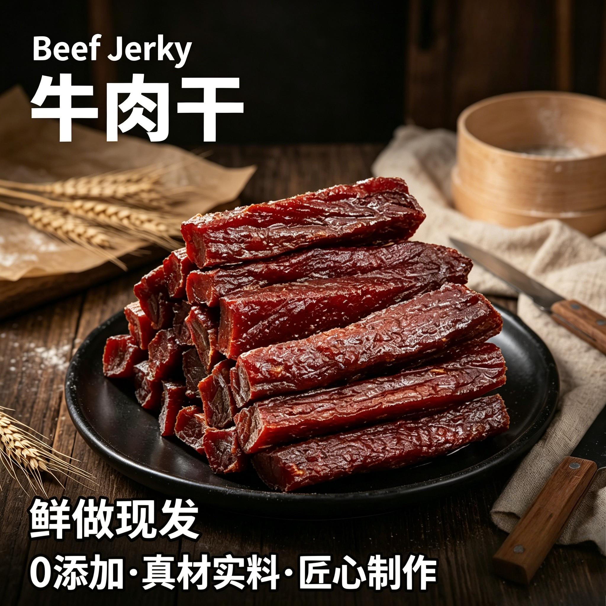 央妈推荐牛肉干无添加孕妇内蒙古风干官方旗舰店手撕风干牛肉零食