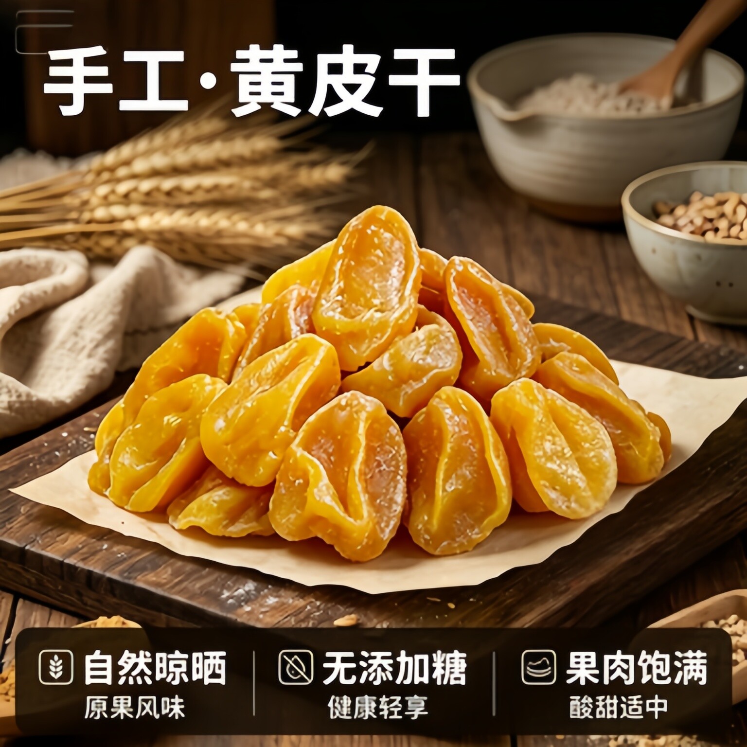 农科院黄皮干竹盐甘草鸡心蜂蜜无核无添加果脯广东特产凉果旗舰店