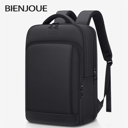 商务双肩包男士轻便书包旅行出差大学生通勤15.6寸笔记本电脑背包