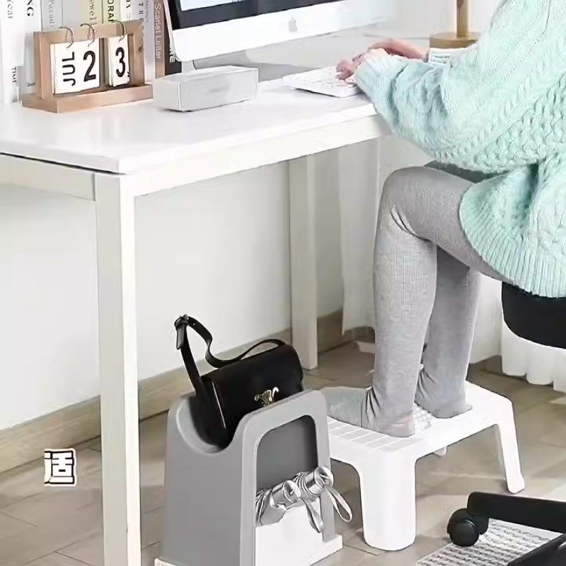 卧室踩脚凳浴室加厚防滑踏脚凳办公室脚垫可调节成U人蹲便助力神