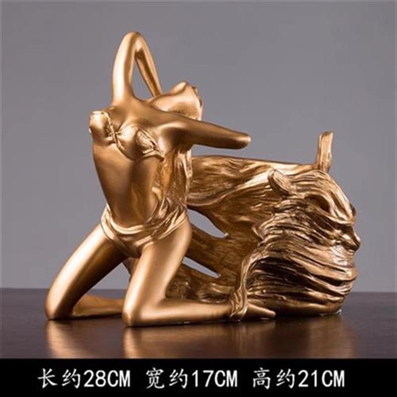 厂促柜玄速发货欧式美女红酒架酒急装饰品摆件家居客厅关电视柜房