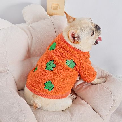 可爱网红狗狗衣服秋冬款加绒加厚小型犬巴哥法斗衣服冬季棉衣保暖