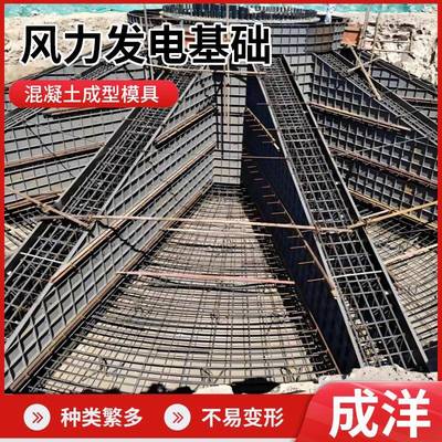 厂家风力发电基础底座风电基础环模具风电基础钢模板八道梁钢模具