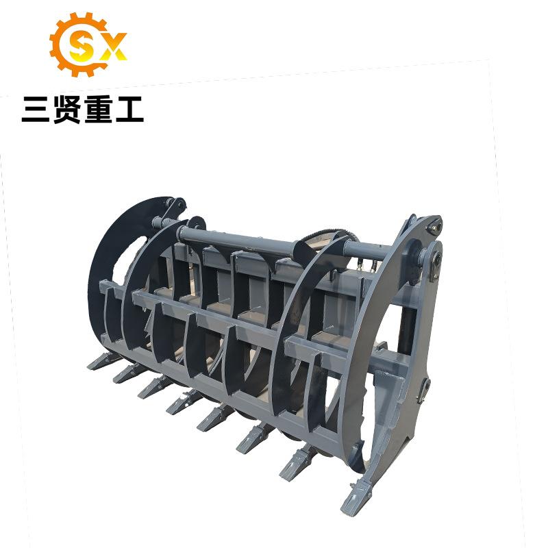 铲车改装夹草叉装载机干草叉抓草叉滑移机叉子抱叉机械