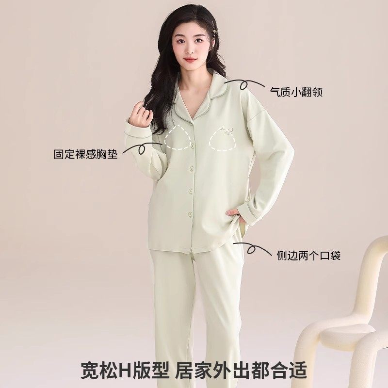 2025情侣纯棉睡衣女士春夏季全棉