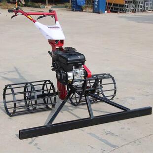 供应手推路面水泥摊铺机楼层灰浆抹平铺料机混凝土滚筒式扒灰机