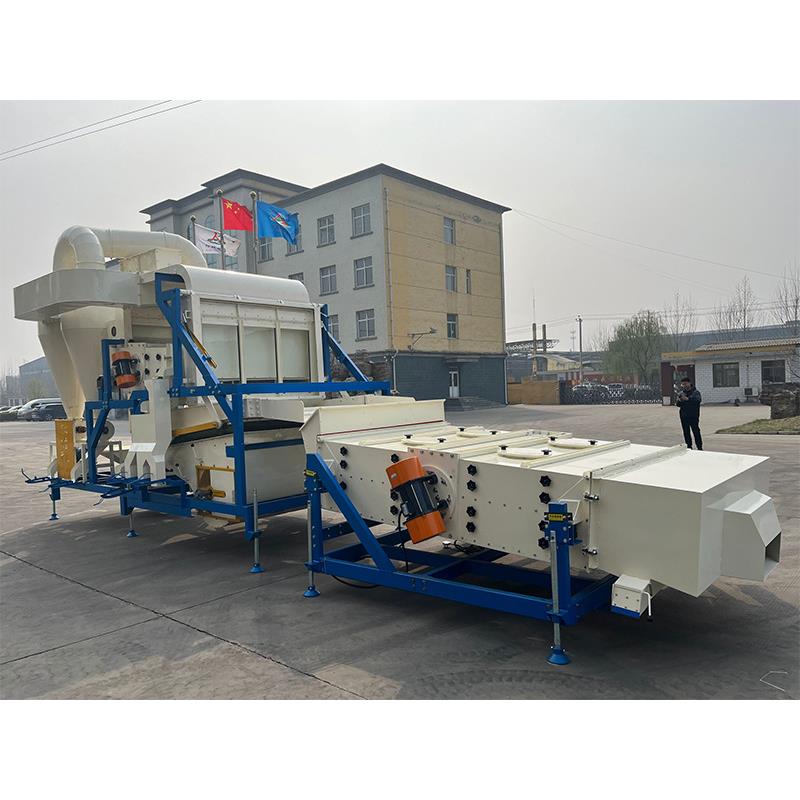 小麦芝麻大豆成套加工设备复式风筛比重分级机