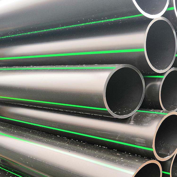 PE黑色塑料管厂家直供聚乙烯PE给水管75管HDPE给水管