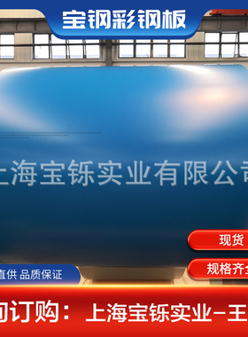 武钢镀铝锌TDC51D+AZ彩涂卷 宝钢覆膜家电天空白 傲白彩钢板0.4mm