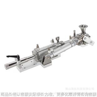 灌装泵液体膏体通用气动陶瓷全自动注液泵微量添加定量灌装柱塞泵