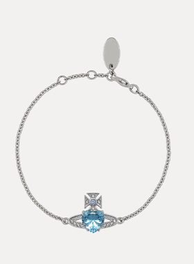 【新品】西太后Ariella Bracelet土星水晶银色带钻手链女可调节