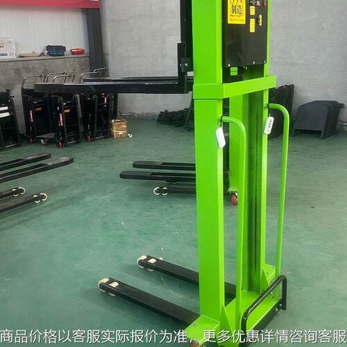 装卸货机器随车叉车电动自动升高液压搬运升降堆高小型1吨便携式
