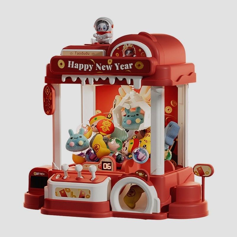 儿童大号抓娃娃声光投币计时夹公仔扭蛋家用女孩创意礼品,玩具/童车/益智/积木/模型,过家家玩具,淘宝优惠券,粉丝福利购,淘宝优惠卷