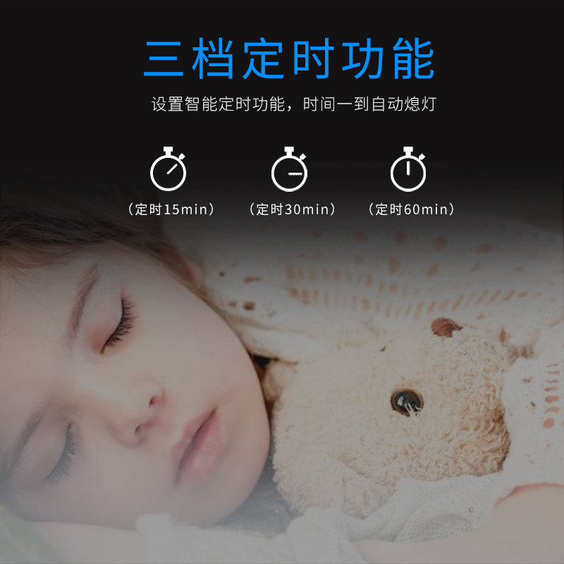 遥控调光小夜灯节能LD台灯卧室螺口插座灯灯喂奶带关床头灯
