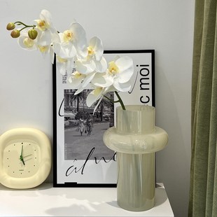 单支高档蝴蝶兰仿真手感假摆设酒店卧室装饰兰干